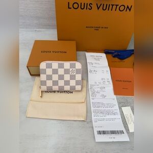 Louis Vuitton Damier Azur Zippy Coin Purse